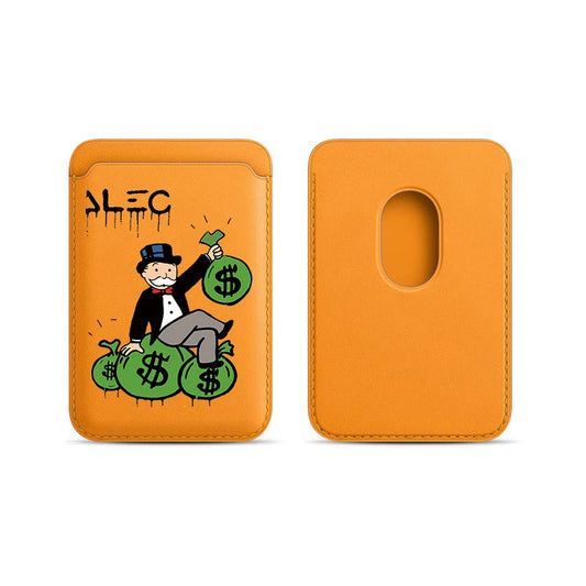 Iphone Wallet PU MonopolyS Card Bag Holder, iPhone wallet MagSafe, portofel magsafe, apple , Panthercase, Panther case, Panthercases