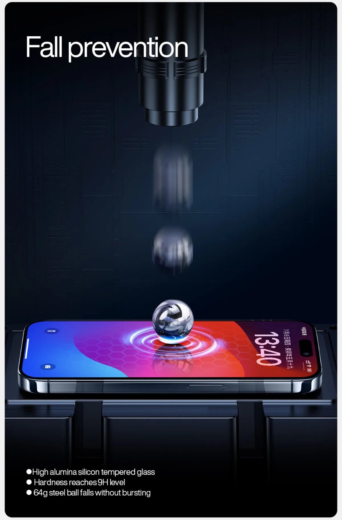 Screen Protector SmartDevil for iPhone Tempered Glass Anti-fingerprint